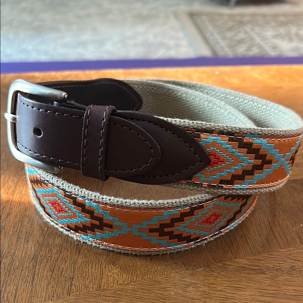 Belted Cow Company Southwest Print Belt